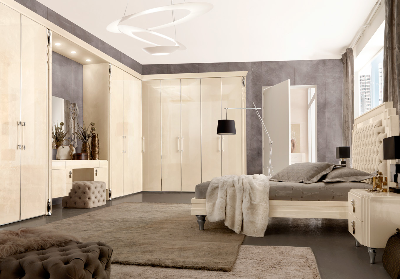 Новая коллекция мебели для спальни CHARMANT от компании Benedetti